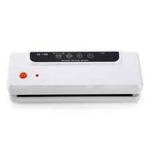 진공기 TUANSING-가정용 다기능 자동 식품 보호기 진공 포장기 플라스틱 기계, 01 White_02 US Plug