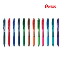 펜텔 에너겔X 펜 에너겔엑스펜 속기용 고시용펜 1자루[ENERGEL X BLN104 0.4mm BLN105 0.5mm BL107 0.7mm], 1개, 0.5mm오렌지