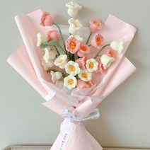 아트미니 뜨개질 diy 코바늘 꽃다발 만들기 은방울꽃 재료 패키지, 단일사이즈, 1