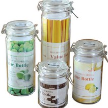 일본[타이거크라운]밀폐유리병Value Bottle/원두 매실 딸기잼 파스타 보관병/보틀, 2100ml