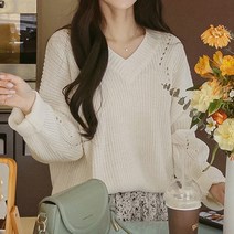 [마이더스비] 이드 브이넥 하찌 니트