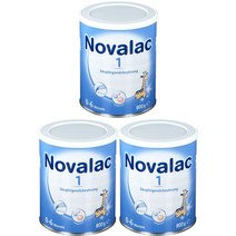 (독일 내수용) 노발락 스테이지 1 스타터 분유 800g Novalac 1 Startermilch, 3개