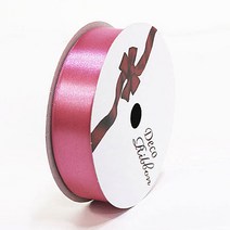 금비 공단리본 고밀도주자리본(20mm*15m), C#46 꽃분홍, 15m