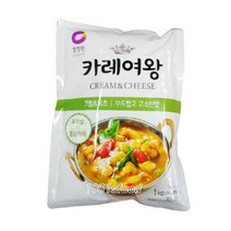 청정원 카레여왕 크림&치즈, 1kg, 1개