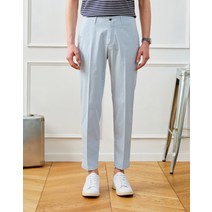 23SS 블루 여름 가먼트다잉 크롭 팬츠 HZPA3B333B1