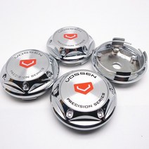 휠캡 4pcs 68mm Vossen 휠 허브 센터 캡 자동차 림 교체 방진 커버 스타일링 액세서리, 04 D