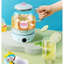 약탕기 전기 차탕기 유리 휴대용 주방 주전자 물 끓는 냄비 커피 요리 냄비 기계 가전, 1리터 블루, 220v, 에게