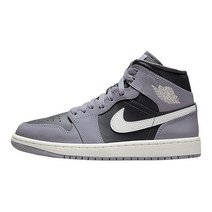 Jordan 여성용 WMNS AIR 1 MID BQ6472 022 시멘트 그레이 - 사이즈 7.5W 블랙/화이트.