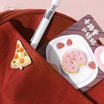 푸드 시리즈 와펜 패치 4종 패션 소품, 도넛