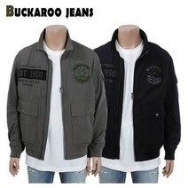 버커루 [BUCKAROO 특가전] 고퀄 남성 [PREMIUM] XL 빅 사이즈 특가전 딱 3장!!! 와펜장식 포인트 하이넥 항공점퍼