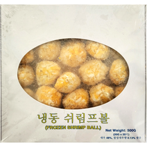 [박스할인] 통살 새우볼(20g) 500g(20gx25ea) x 10팩, 20g, 10개