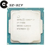 인텔 코어 i7-7700K i7 4.2 GHz 쿼드 8 스레드 CPU 프로세서 91W LGA 1151, 한개옵션0