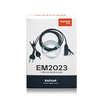 윈어텍 NXP-460용 라디아 EM2023 경호 이어마이크 D타입 무전기 튜브형 이어폰 무전기이어폰 이니어 리시버 / 투명튜브 포함 / 무통증