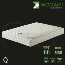 [우아미가구] Cozy Public 라텍스독립 매트리스 퀸Q