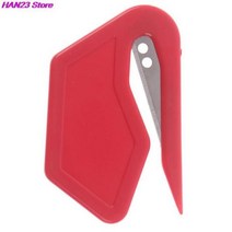 미니 플라스틱 레터 오프너 날카로운 메일 봉투 안전 서류 커터 9 가지 스타일 2 개 세트, RD 1pcs