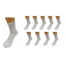 니발내발 여성 이중쿠션 스포츠양말 10족+10족, 화이트+화이트