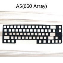 기계식 키보드 소음기 패드 소프트 랜딩 딤플 폼 스폰지 GH60 레프트 64 96 84 레이아웃 660 68 87 104 980, 한개옵션2, 02 660 Array, 한개옵션1
