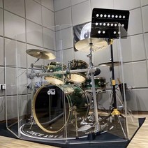 드럼 아크릴 방음판 투명 합주실 연습실 파티션 커버, 01. 다섯칸 600x1200mm