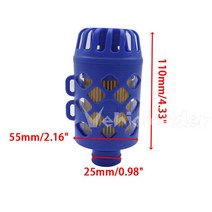 에버스패커 캠핑환풍기 리니어액추에이터 텐트환풍기 자동차 에어 디젤 주차 히터 흡기 필터 소음기 ABS 트럭 VAN 캠핑카 Eberspacher Webasto Dometic에 적합, 1.Blue