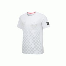 [미즈노] 남여공용 CRO SKI 로고 프린트 반팔 라운드 티셔츠 32YA158001