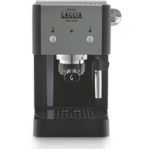 가찌아 Macchina da Caffe Manual 에스프레소 머신 2컵 블랙/실버, 그랑가지아