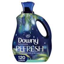 다우니 인퓨전 리프레쉬 섬유유연제 버치 워터 앤 보타니칼 2.4L 2팩 Downy Infusions Refresh Birch Water and Botanicals