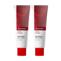 셀트리온 1+1 셀큐어 셀 인퓨즈 액티브 크림 50ml, 셀 인퓨즈 액티브 크림/50ml X2개, 50ml X2개