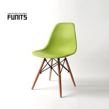 퍼니츠 밀리 에펠 플라스틱체어 카페의자 7colors, 그린, 1개