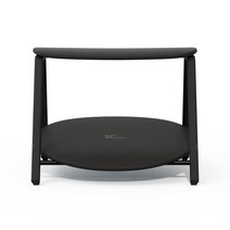 로우모 더블스텝퍼포먼스- 높이 조절 2단 발받침대, 블랙