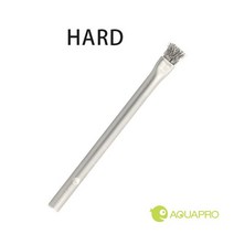 Aquapro-수족관 조류 브러시 물고기 탱크 청소 도구 스테인레스 스틸 하드 프로 워터 클리너 리무버 식물 ADA 품질 수족관 액세서리, [02] Hard Brush, [02] 23cm
