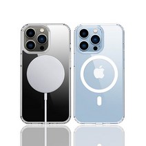 [아이폰14시리즈] 맥세이프투명하이브리드케이스 2중재질 무선충전 / iPhone14 14Pro 14Plus 14ProMAX