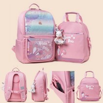 빈폴키즈 책가방 23SS 파츠 빙키 책가방 SET 라이트 핑크 초등학교 여아 백팩
