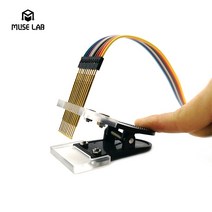 2.0mm 핀 피치 PCB 클램프 고정 장치 금도금 포고 3P 4P 5P 6P 7P 8P 9P 10P 프로브 클립 도구 프로그램, 06 2.0mm 1x8Pin, 한개옵션1