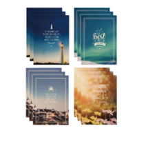 아이비스 만화지노트 MT10494 4p, 등대. 산. 성. 꽃, 6세트