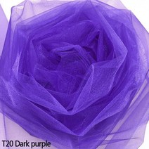 웨딩카장식 자동차 48cm 10m 깎아 지른 크리스탈 패브릭 얇은 명주 그물 롤 아치, t20
