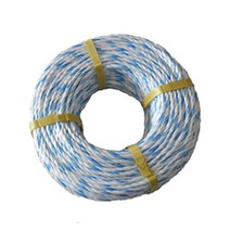 모두숍W2D55AE 6mm 100m PP 흰색 산업용 빨래줄 현수막 다용도 로프 텐트 끈