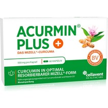 Acurmin Plus 미셀라 강황 커큐민 고용량 60정, 60개(1팩)