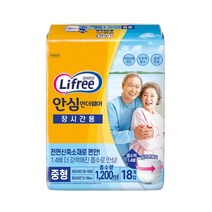 라이프리 안심언더웨어 장시간 중형 18P 성인용기저귀 추천