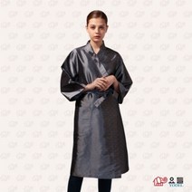 요들/자카드로우 가운/손님/미용/마사지/SP001/나일론 52%+폴리에스테르 48%, SP001 딥그레이