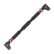 블루선 가정용 턱걸이 이중잠금 철봉 블랙