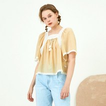 써스데이아일랜드 Summer Girl 코튼 셔츠 T214MBL249W