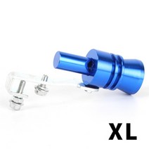 범용 시뮬레이터 휘슬러 배기 터보 파이프 사운드 머플러 자동차 스타일링 튜닝 S M L XL, Blue