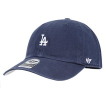 47브랜드 LA다저스 스몰로고 MLB모자 BSRNR12GWS-NYC, 블랙