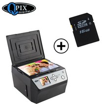 필름카메라스캔 필름스캐너 옛날사진복원 22 메가 픽셀 4 in 1 콤보 사진 및 디지털 필름 스캐너 135 네거, 02 With 16 GB SD card_02 러시아