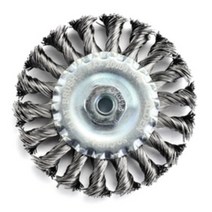그라인더용 스텐 평브러쉬 100mm 내경16mm 녹제거 그라인딩 철브러쉬 브러시 연마