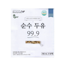 바디랩 순수 두유 99.9, 32개, 190ml
