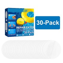 천막 보수 테이프 다목적 방수 누수 테이프 수영 반지 수리 패치 투명 자체 접착 풀 용, 둥근