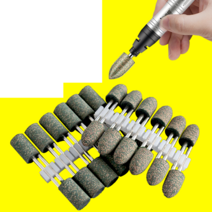 고무 추지석 드릴샌딩 연마석 핸드루터 3mm 숫돌 철판, 10mm 팁