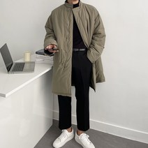 어둑 [당일출고] 오버핏 개파카 롱 패딩 야상 점퍼 (4color)