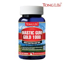 캐나다 해외직구-통라이프 매스틱검 골드1000 그리스 Mastic Gum100%-고함량 식물성영양제 120캡슐-1병, 1병
